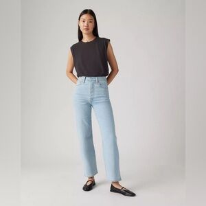 Levi's Ribcage Straight Ankle Size 25 - Light Blue NWT